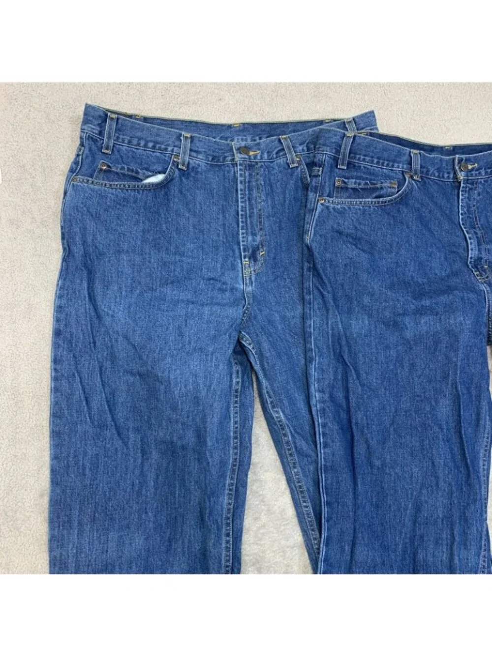 Bundle of 2 Kirkland Signature Men's Jeans 38x30 Blue Denim Straight Leg